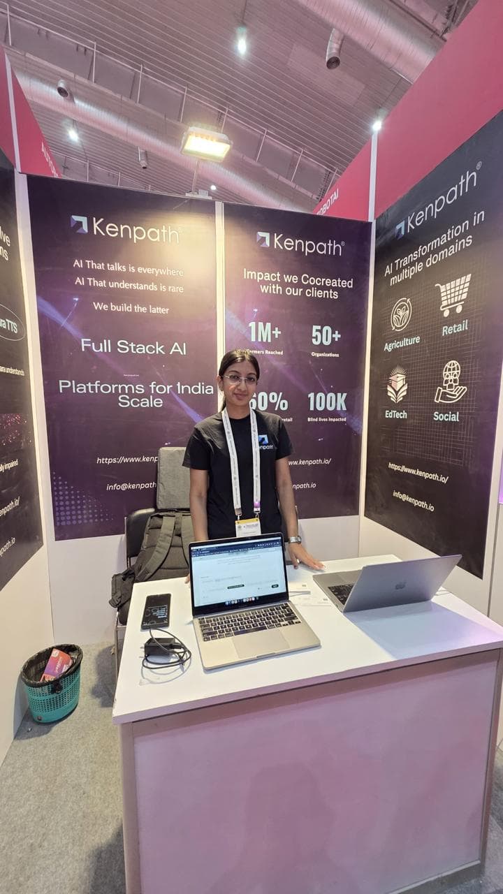 Kenpath booth at Bengaluru Tech Summit 2025