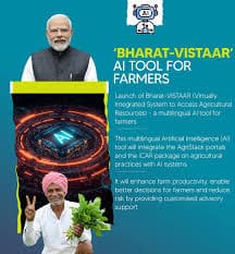 AI-powered smart farming under Bharat-VISTAAR