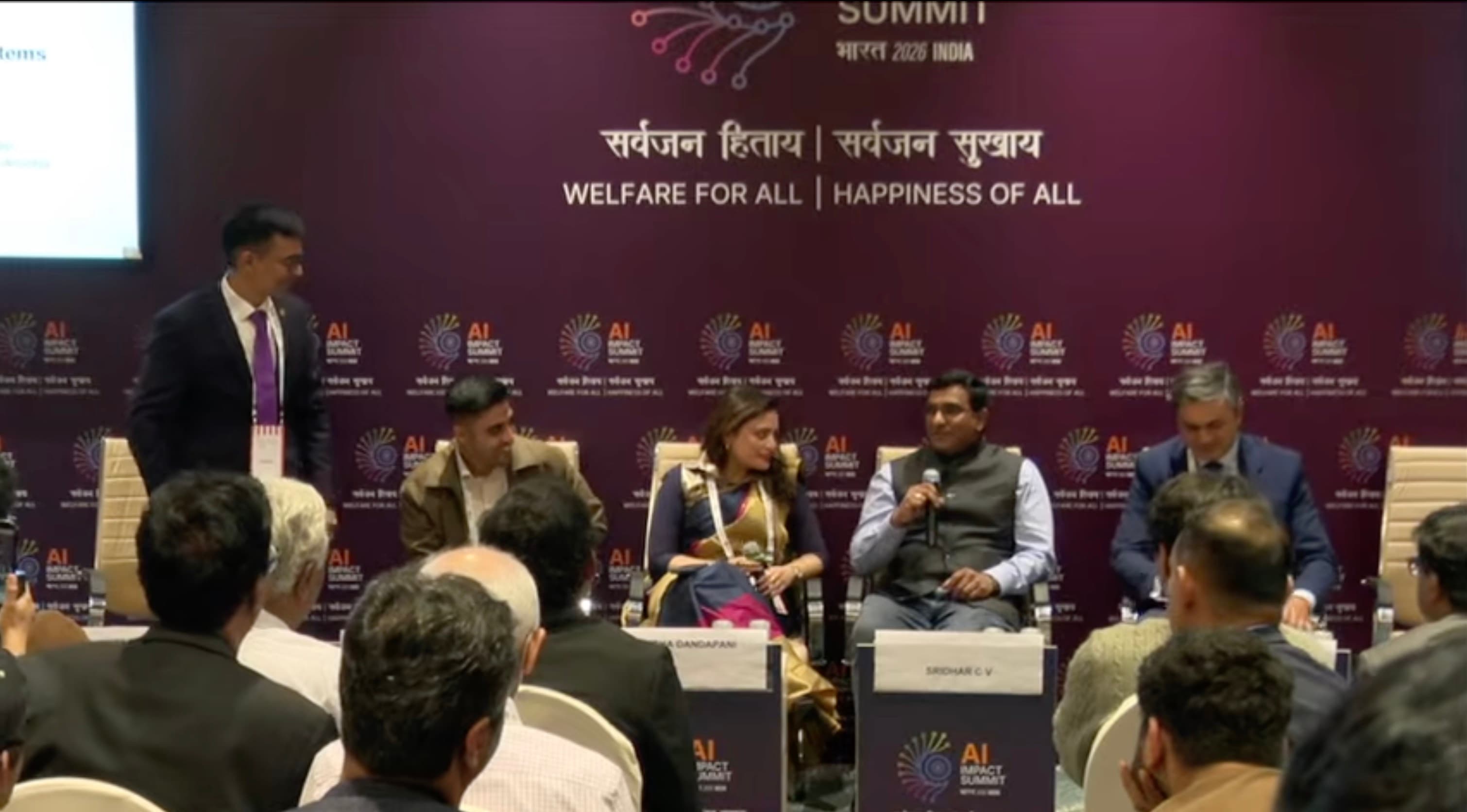 Full panel view — Frugal and Quantum-Ready AI for Nations at India AI Impact Summit 2026