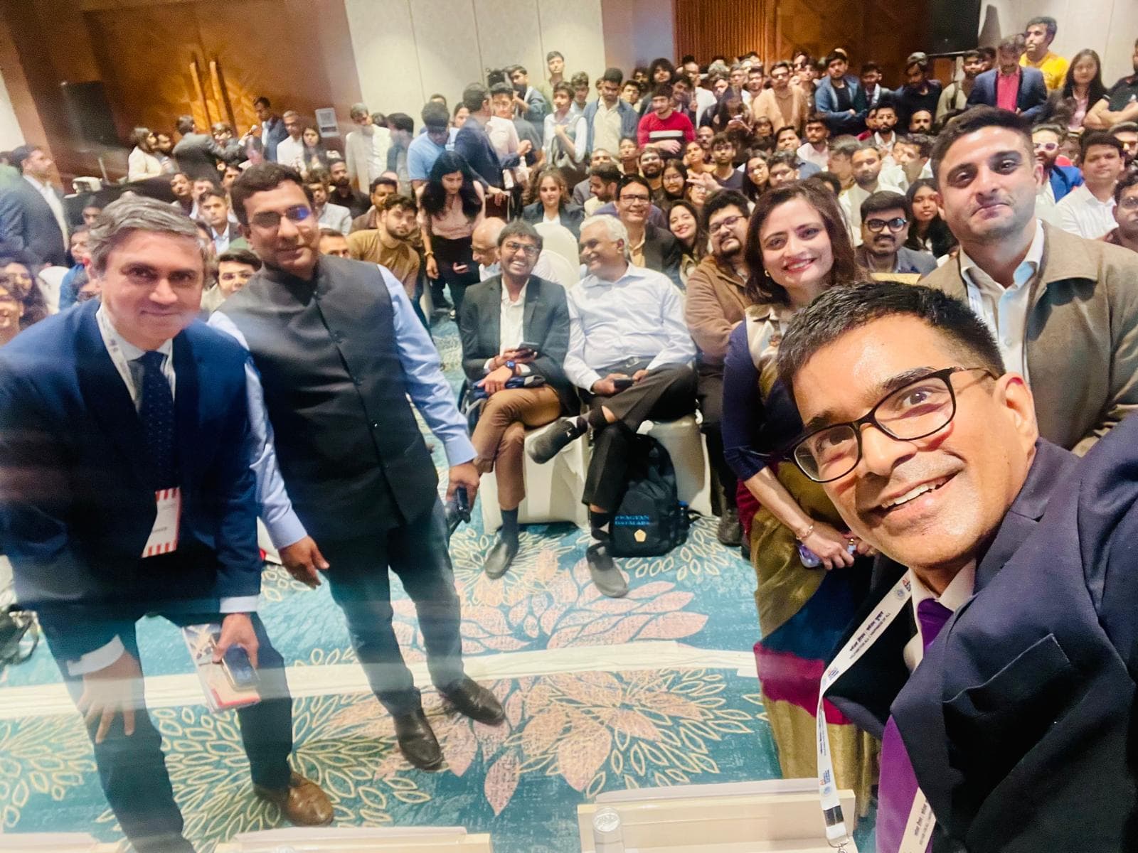 Panelists and audience at the India AI Impact Summit 2026