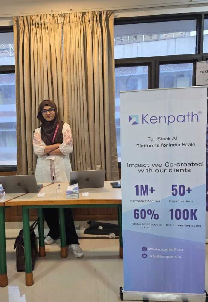 Kenpath booth at ILSS with impact banner