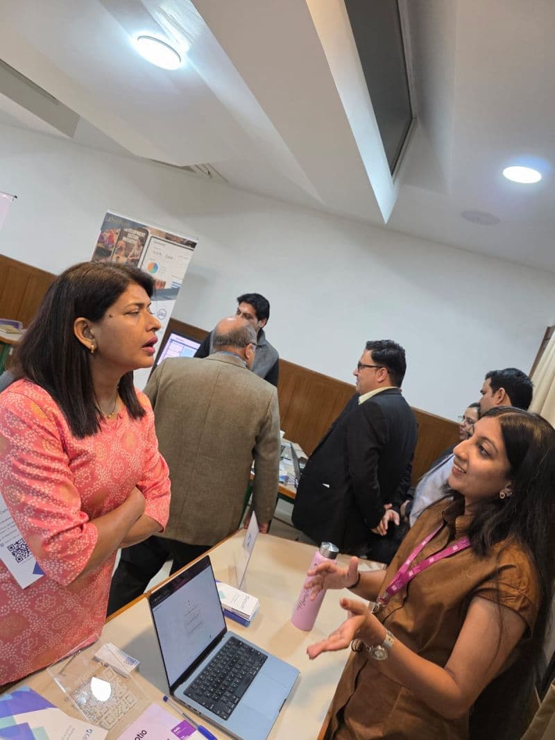 Visitor interaction at Kenpath exhibition booth